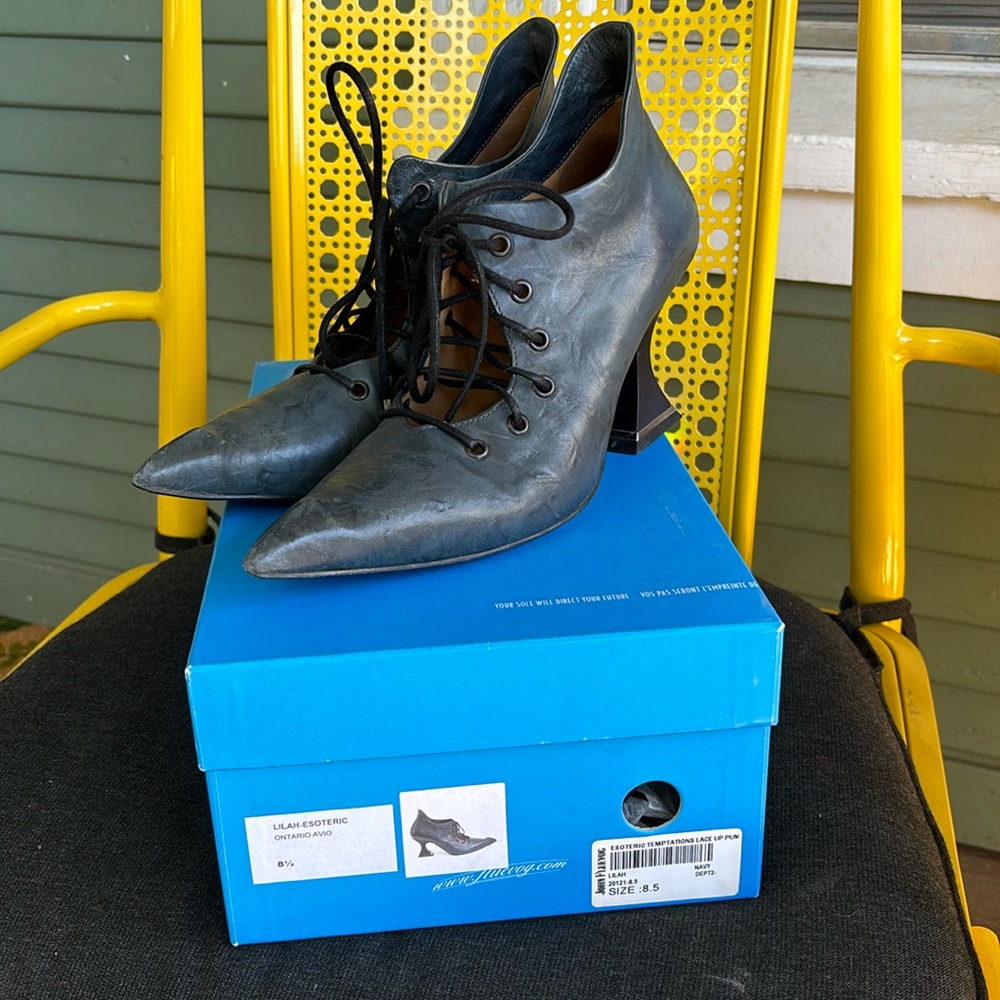 Fluevog Esoteric Temptations - Lilah lace up Heels